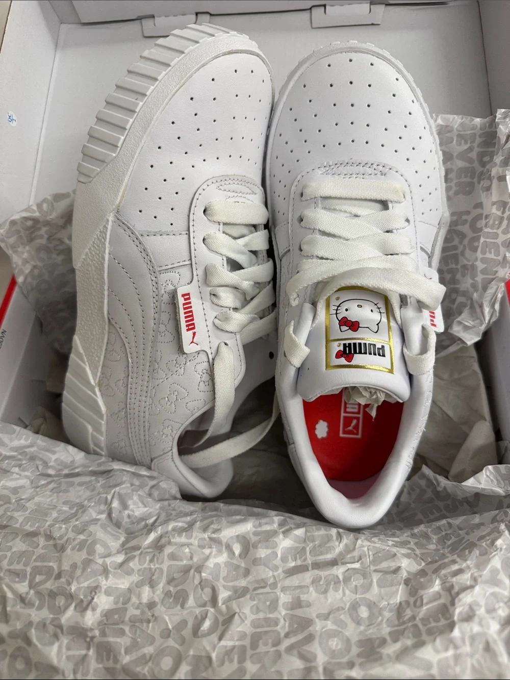 Puma White Hello Kitty Low-Top Sneaker - Picture 5 of 5